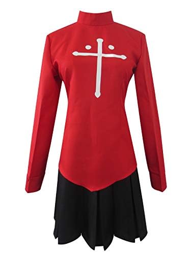 Fate Unlimited Blade Works Rin Tohsaka Cosplay Costume - Anime Casual Dress for Women (Size L) | Perfect for Conventions, Halloween & Cosplay Events