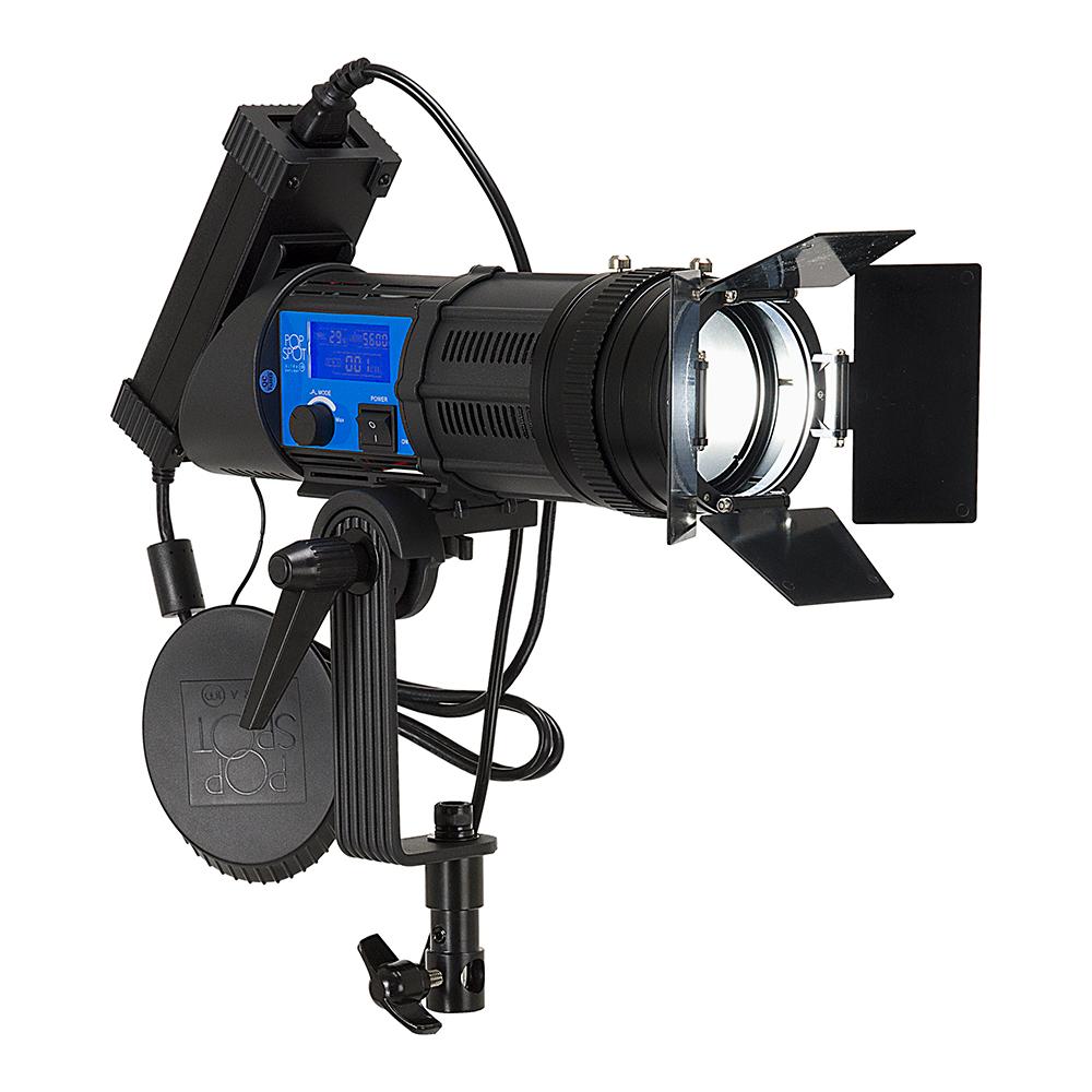 Fotodiox Pro PopSpot Ultra 100 Daylight LED Light Kit - 5600K High Intensity Focusable Spotlight for Photography & Videography - Perfect for Studio, Portrait, and Product Shooting