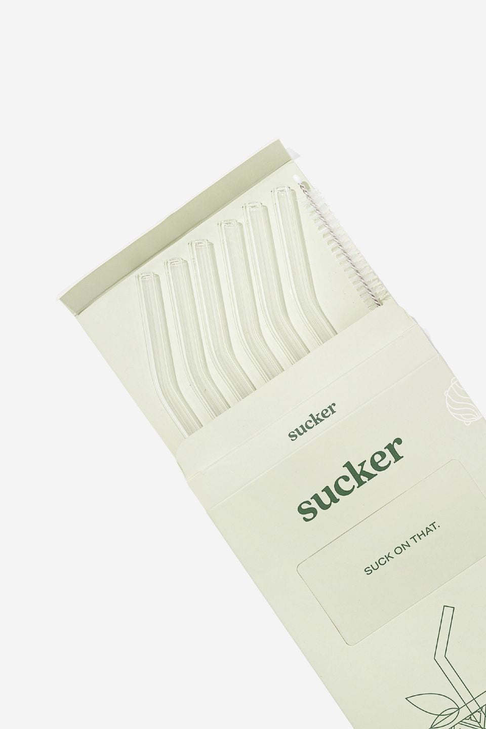 Eco-Friendly Reusable Glass Drinking Straws - BPA-Free, Clear & Durable - Perfect for Smoothies, Cocktails & Iced Coffee at Home or Cafe