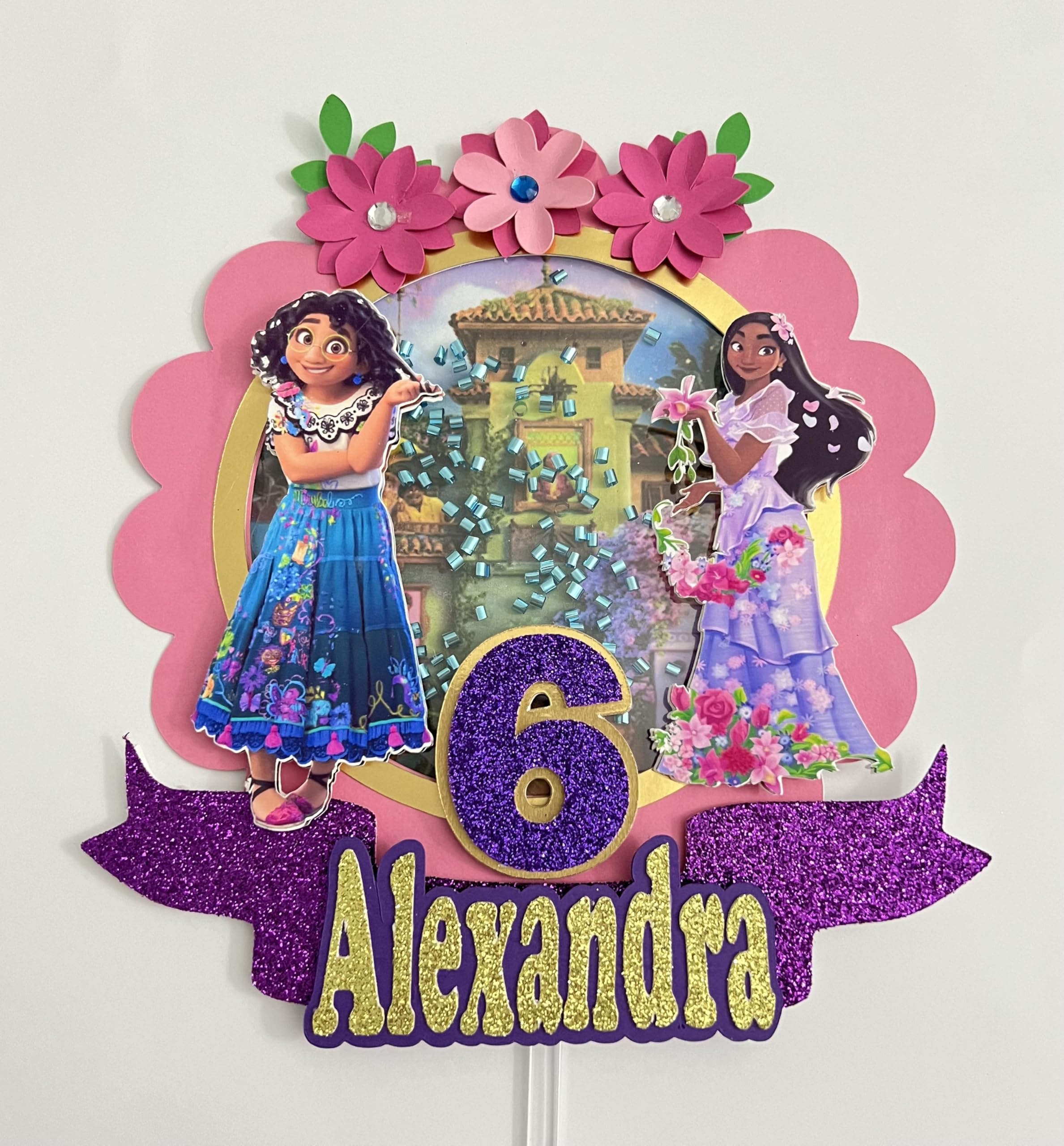 Encanto Disney Movie Inspired Cake Topper - Perfect for Birthday Cakes, Wedding Cakes, and Special Celebration Desserts