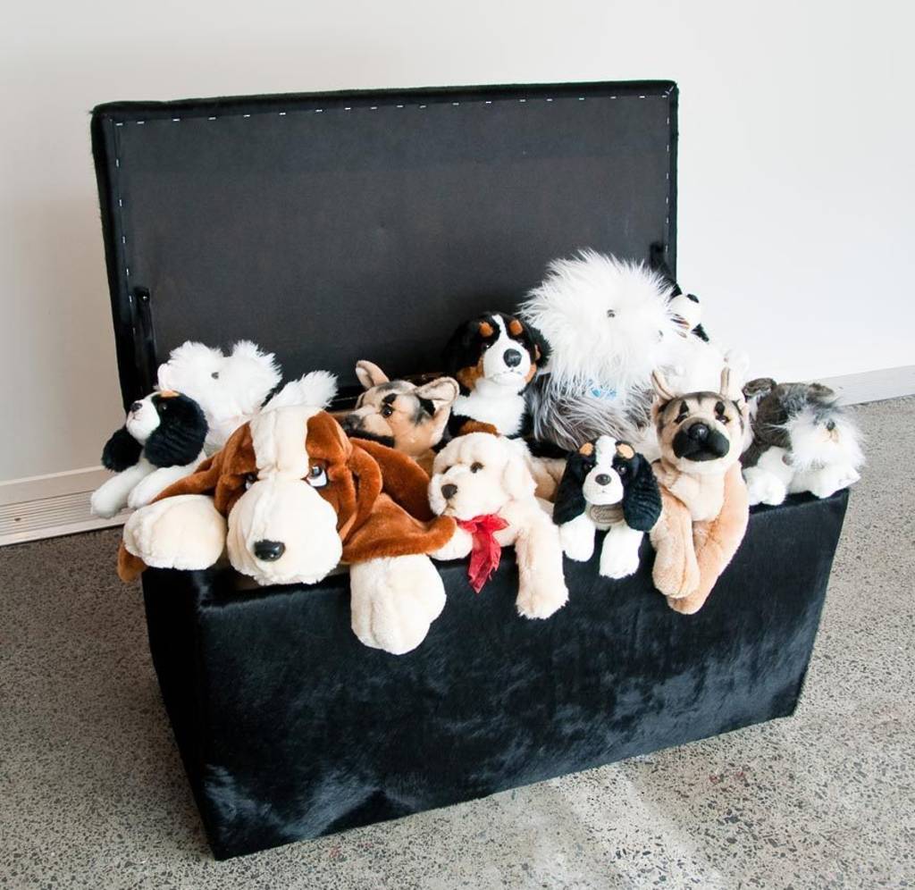 Premium Cowhide Storage Ottoman Bench - 35.4
