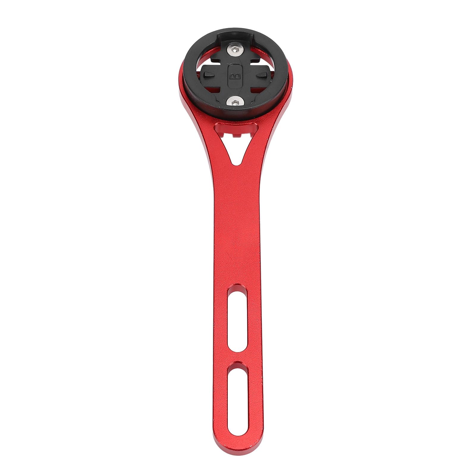 Bike Computer Mount - Universal Cycling GPS & Sports Camera Bracket - Easy Installation, Durable & Lightweight (Red) - Perfect for Road Biking, Mountain Cycling & Action Camera Recording