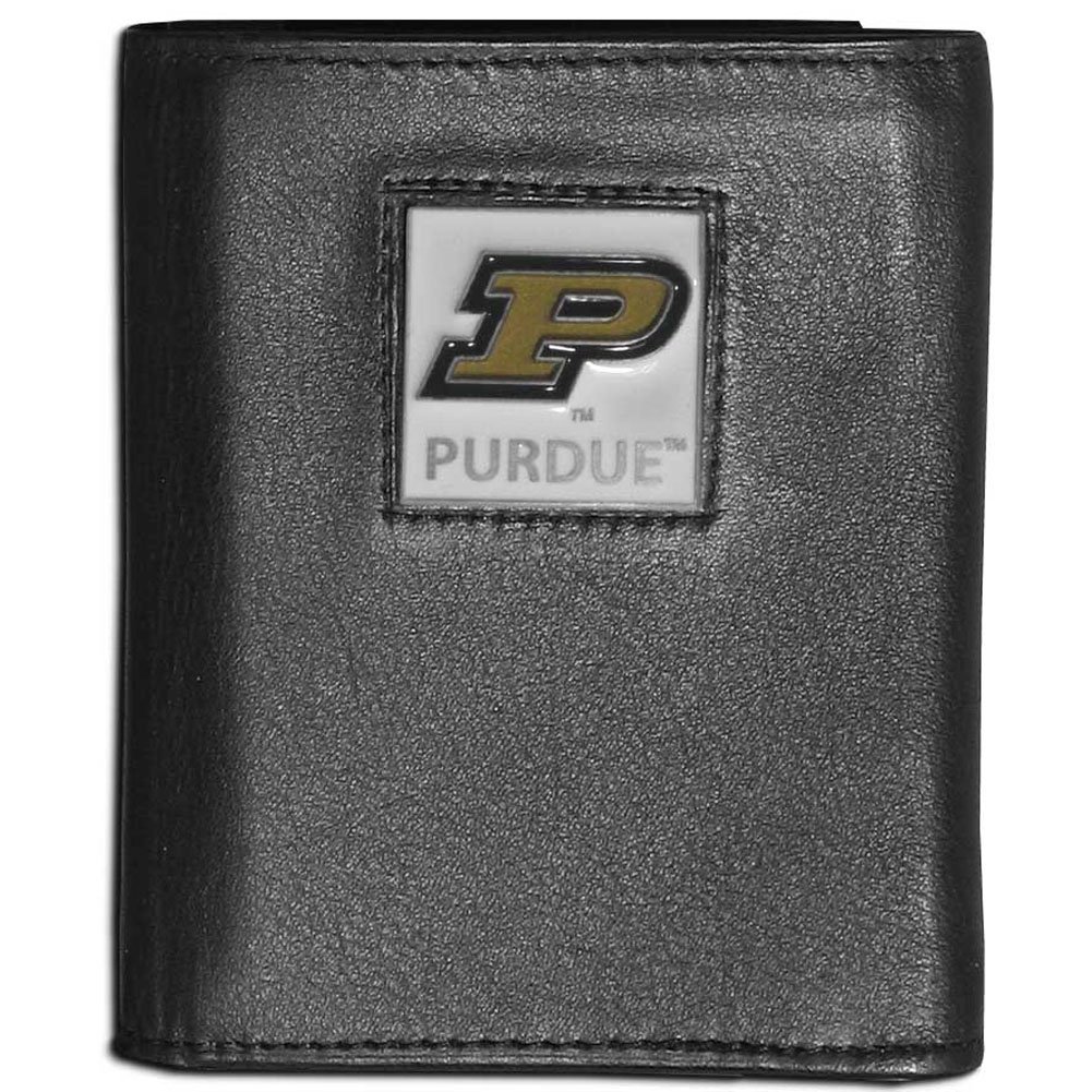 Siskiyou Sports NCAA Genuine Leather Tri-Fold Wallet for Men - Perfect for College Fans, Game Days & Everyday Use