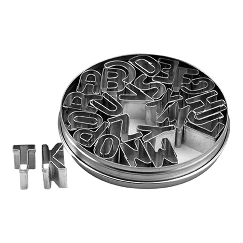 Premium Small Alphabet Cutter Set for Baking, DIY Crafts, and Cake Decorating - Perfect for Cookies, Fondant, and Clay Projects