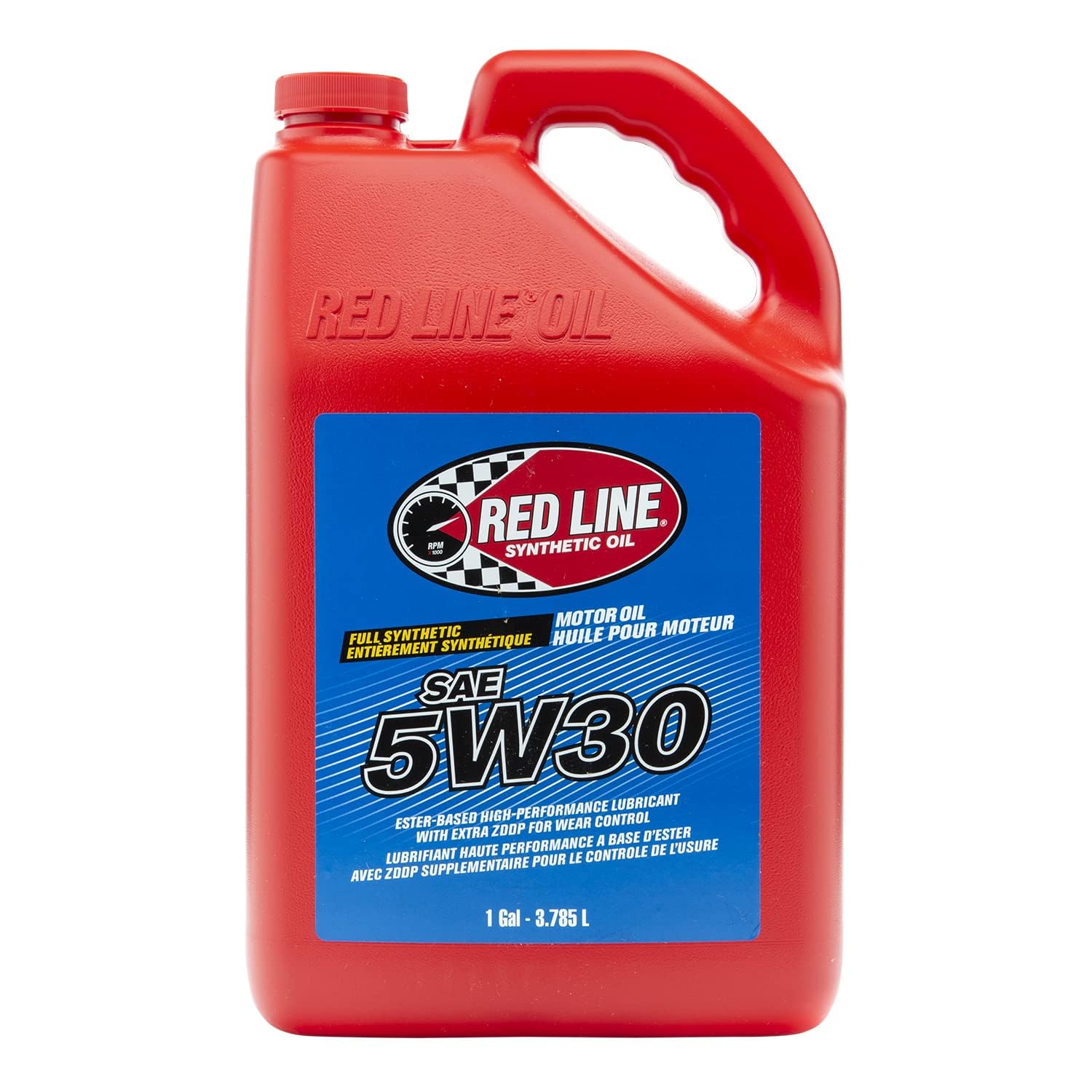 Red Line (15305) SAE 5W30 Full Synthetic Motor Oil - 1 Gallon Bottle (4 Pack) | High Performance Engine Protection for Cars, Trucks & SUVs | Ideal for Extreme Temperatures & Heavy-Duty Use
