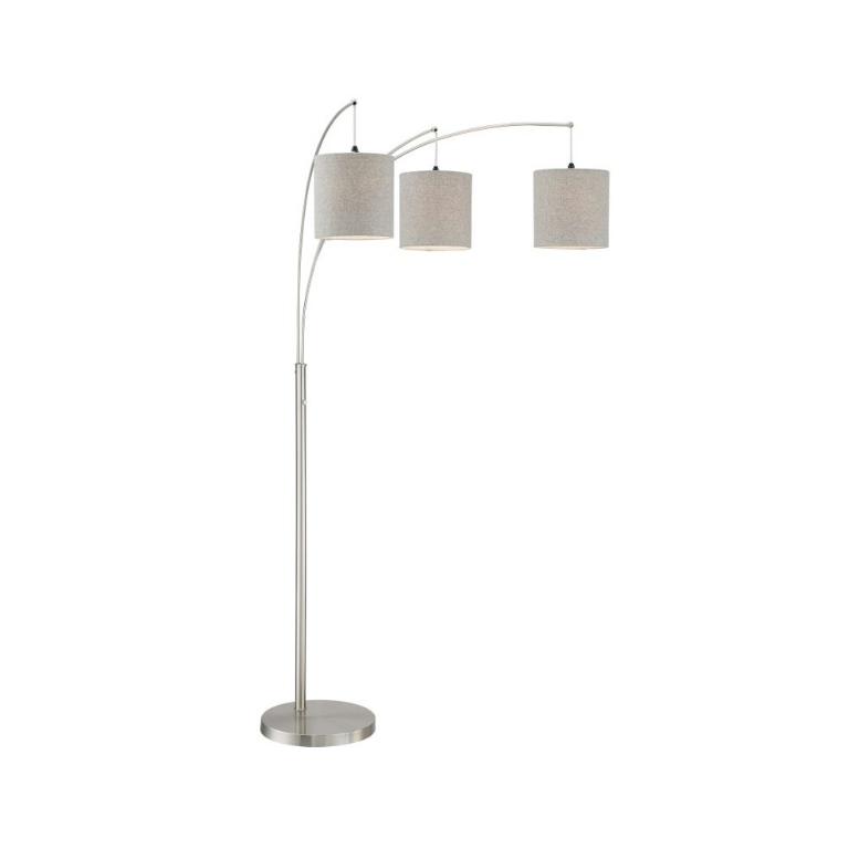 Norlan Floor Lamp II - Modern Adjustable LED Standing Light for Living Room, Bedroom & Office - Energy Efficient Bright Lighting for Reading, Working & Relaxing