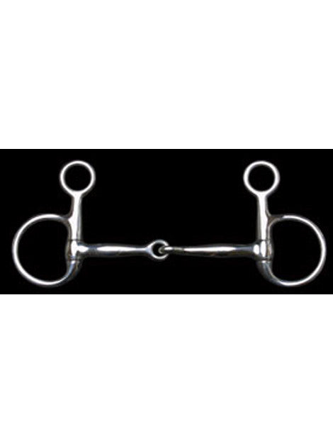Jeffries Eldonian Hanging Cheek Snaffle Bit - English Horse Riding Training Equipment for Dressage & Jumping - Perfect for Equestrian Sports and Professional Riding Lessons