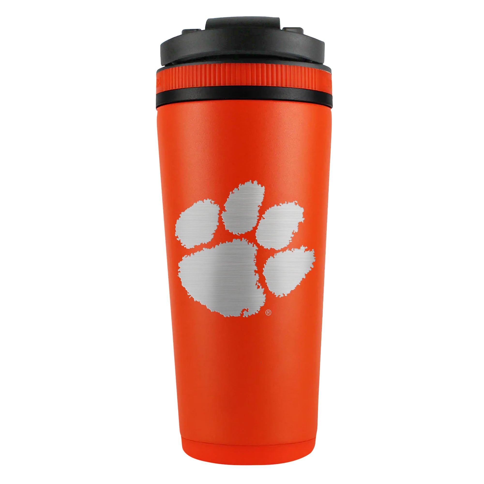 Officially Licensed Clemson University 26oz Insulated Stainless Steel Tumbler Cup - Leakproof Lid, Perfect for Coffee, Tea & Cold Drinks at School, Gym or Tailgating