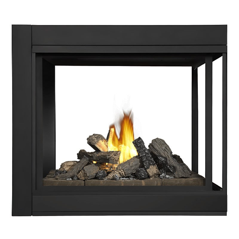 Napoleon Ascent Multi-Sided See-Through Direct Vent Gas Fireplace - BHD4 Model | Perfect for Living Rooms, Patios & Modern Home Decor