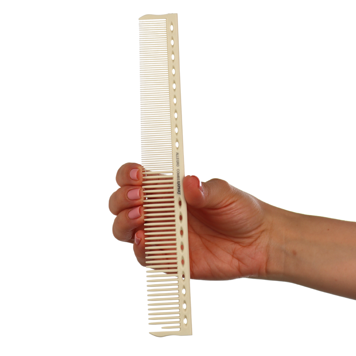 Allegro Combs Expert – Professional Barber Comb for Hair Cutting, Beard Styling & Trimming – Wide & Fine Tooth Comb for Men & Women – Perfect for Salon, Home Haircuts & Grooming