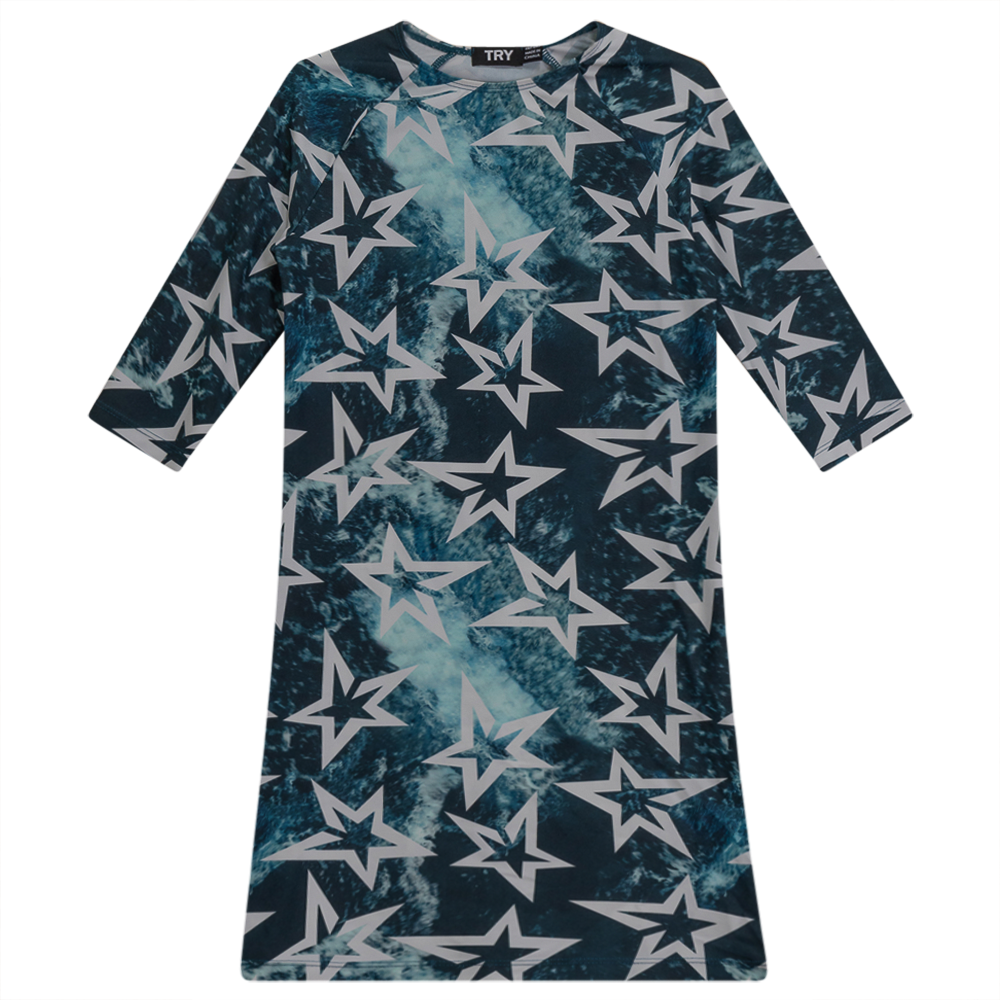 Vibrant Tie Dye Swim Dress for Women - Stylish One Piece Bathing Suit with Ruffle Skirt - Perfect for Beach, Pool, Vacation & Summer Water Activities
