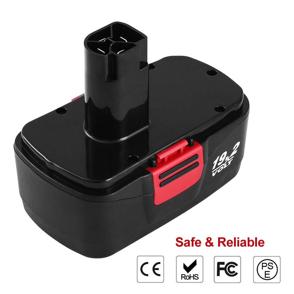2-Pack Craftsman 19.2V C3 Replacement Battery - Compatible with DieHard 1323903, 130279005, 11375, 11045, 315.115410, 315.11485 - 2.0Ah Lithium-Ion Power for Cordless Drills & DIY Tools - Perfect for Home Improvement Projects & Professional Workshop Use