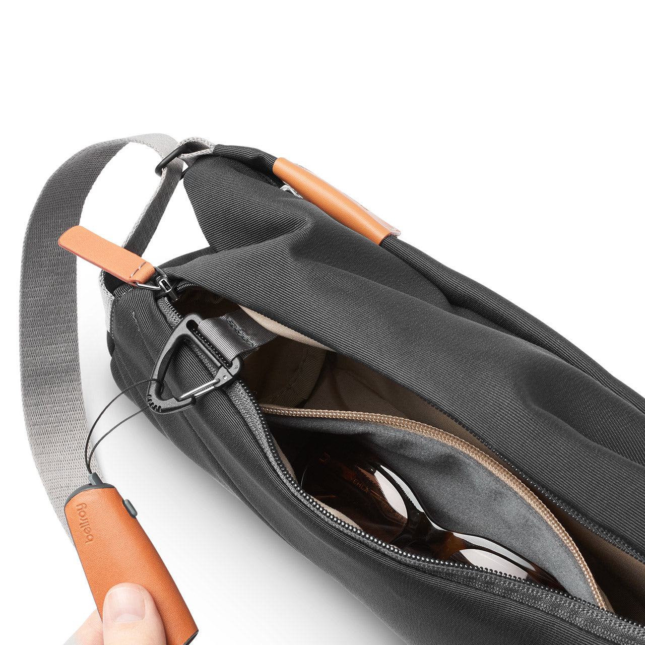 Bellroy Sling Bag - Compact Crossbody Bag for Men & Women, Water-Resistant & Lightweight, Perfect for Travel, Hiking & Everyday Use (Slate Color)