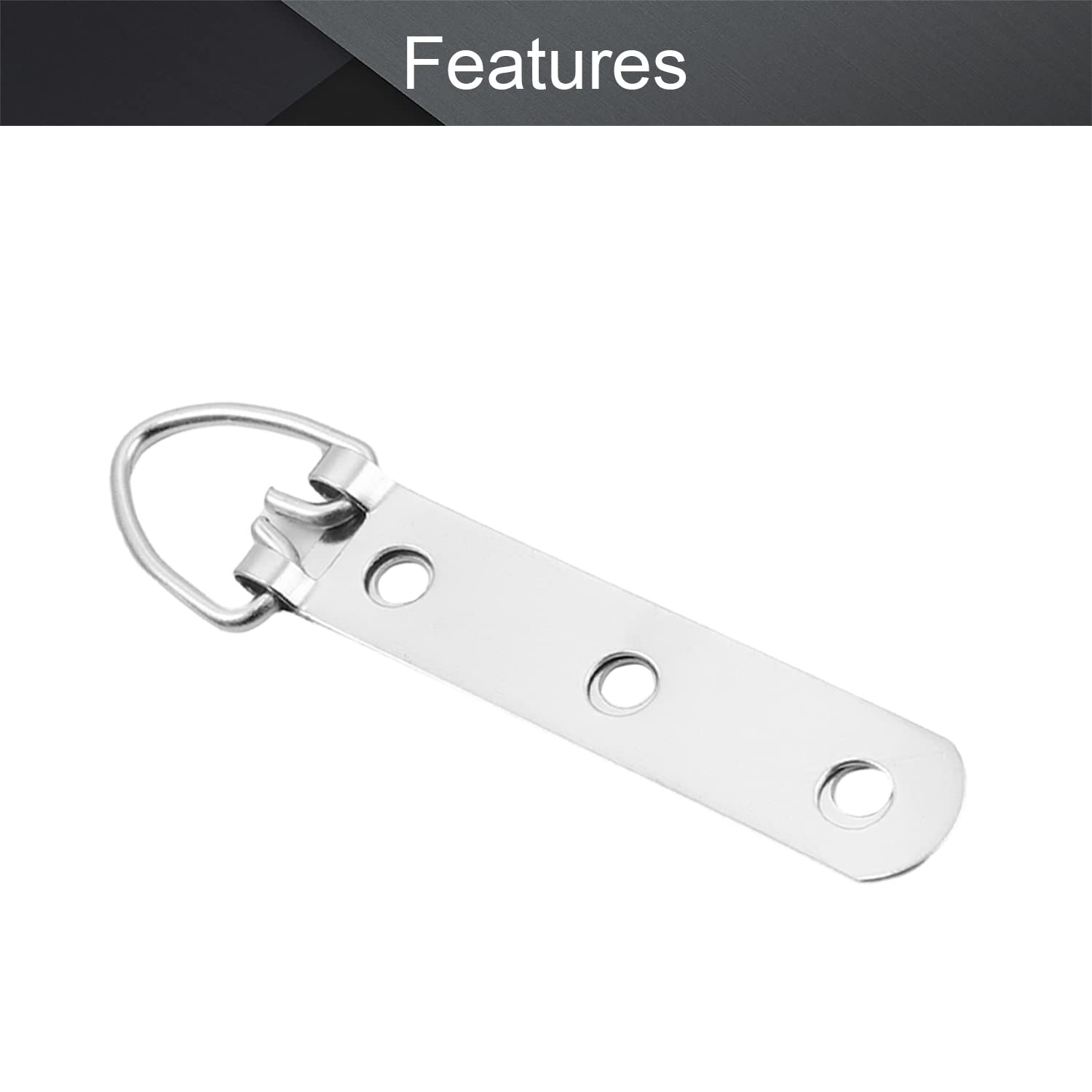 MroMax 100PCS Silver Ring Frame Buckles 3.62
