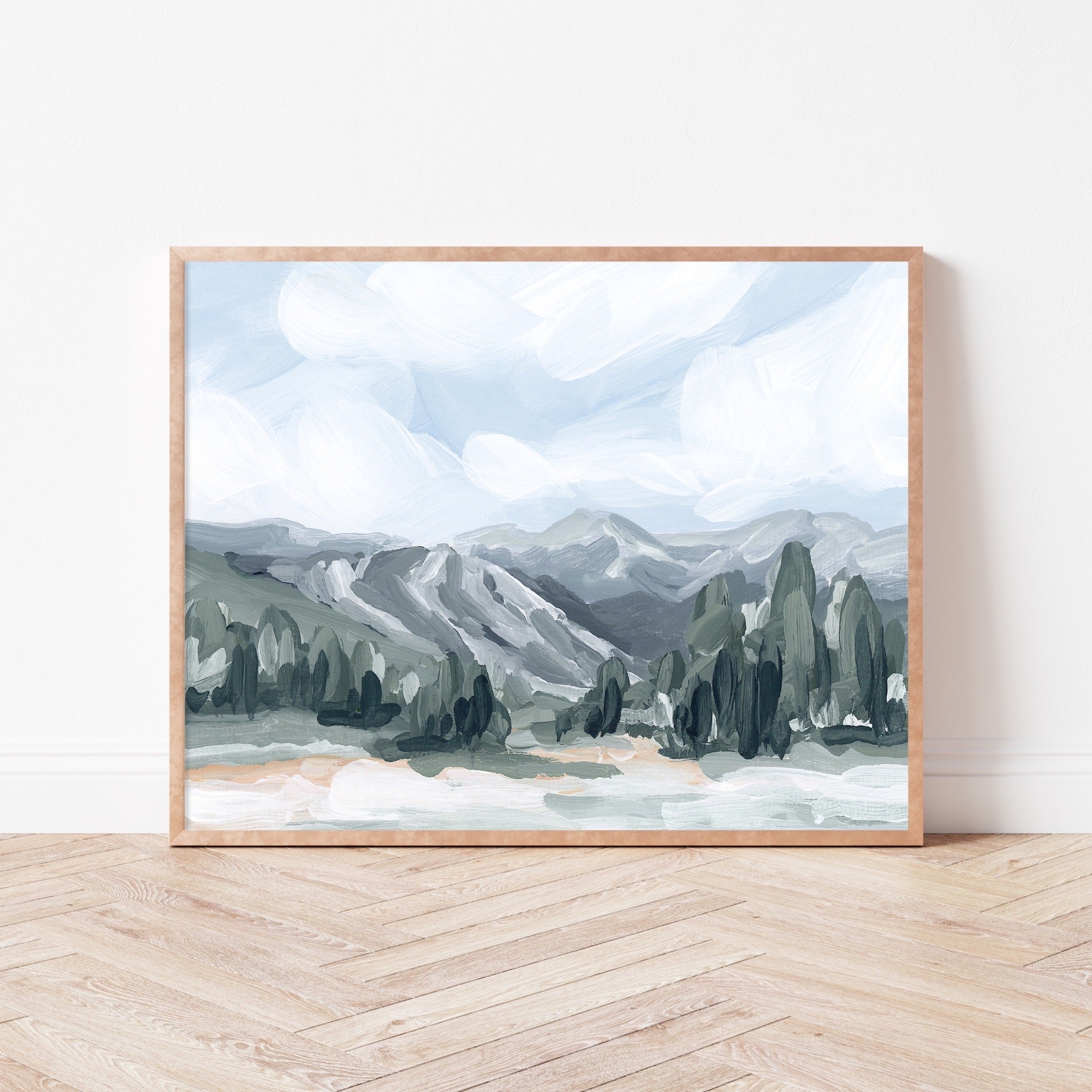 Keystone I Art Print - Premium Wall Decor for Living Room, Bedroom & Office - Modern Abstract Canvas Painting for Home & Office Decor