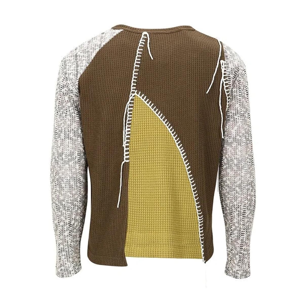 Charme Crewneck Sweater for Women - Soft & Cozy Brown Knit Pullover | Perfect for Fall, Winter & Casual Outfits