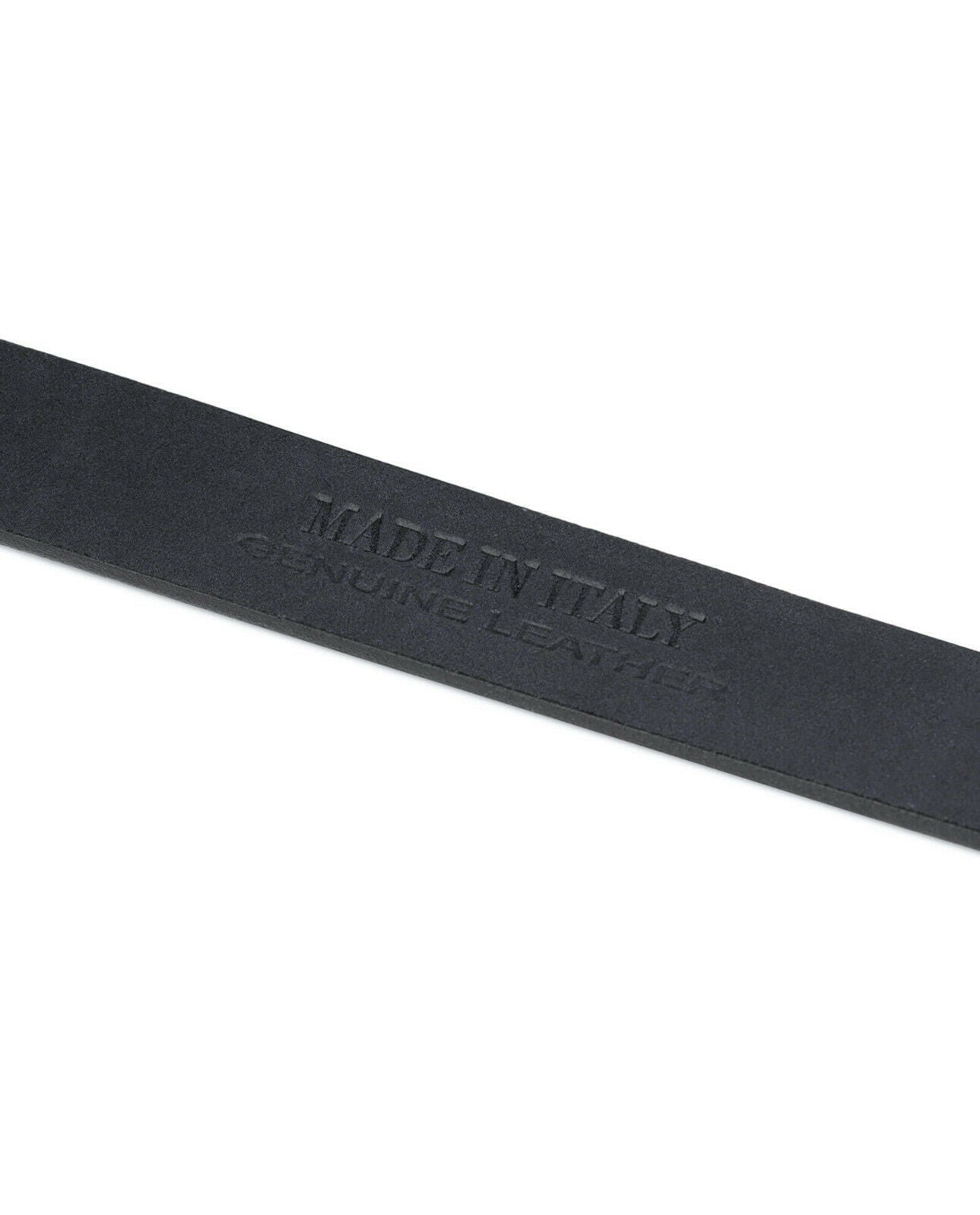 Premium Full Grain Leather Belt Strap - 30mm Replacement for Louis Vuitton Buckles - Genuine Italian Leather - Black - Durable & Stylish for Business, Casual & Formal Occasions