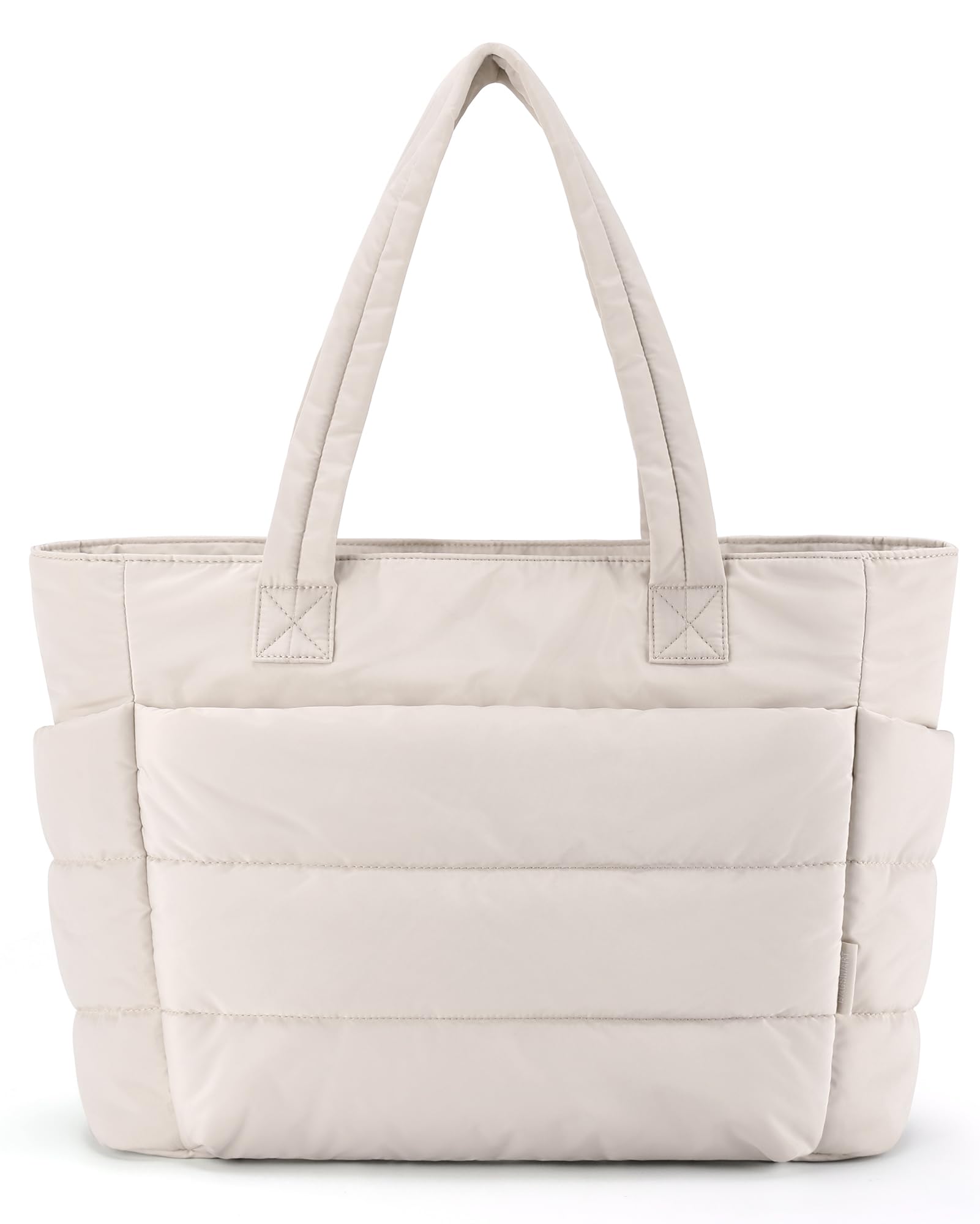 BAGSMART Lightweight Quilted Tote Bag for Women - Stylish Puffy Shoulder Bag with Multiple Compartments | Perfect for Work, Travel & Everyday Use