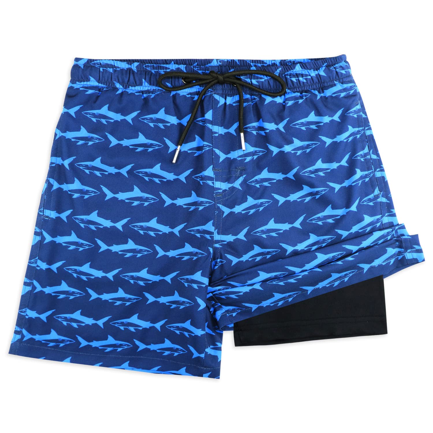 Upgraded Boys Swim Trunks with Compression Liner & Rash Guard Set - UPF 50+ Sun Protection for Toddlers - Perfect for Beach, Pool & Water Play