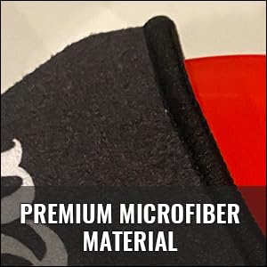 Premium Microfiber Disc Golf Towel with Carabiner Clip - Durable Golf Accessory for Cleaning Discs - Attaches to Golf Bag - Perfect for Wet or Muddy Conditions on the Course