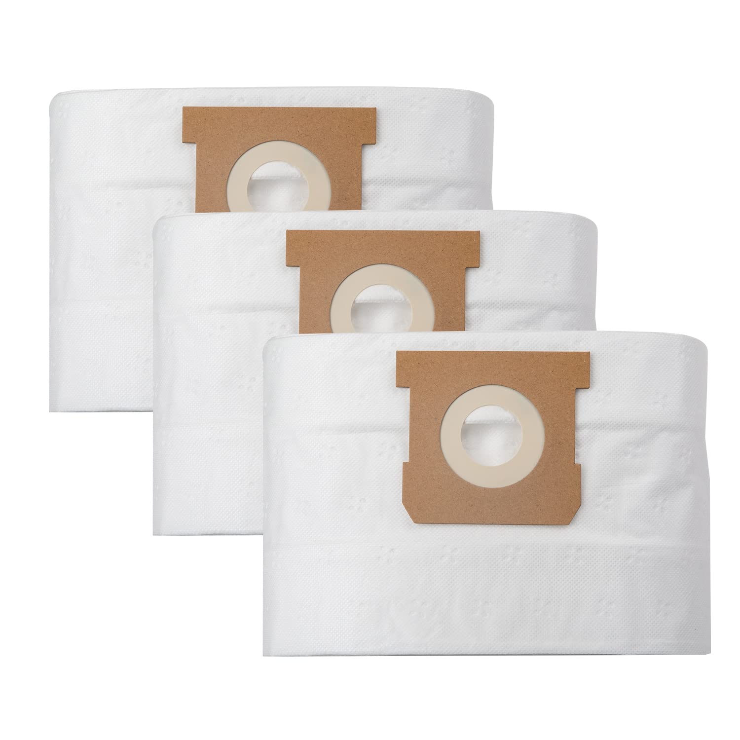 Vacmaster Standard Vacuum Cleaner Bags - 3 Pack - Compatible with Vacmaster 3 Gallon VZA306P & 1101 Wet/Dry Vacuums - Ideal for Home Cleaning, Workshop, and Car Detailing