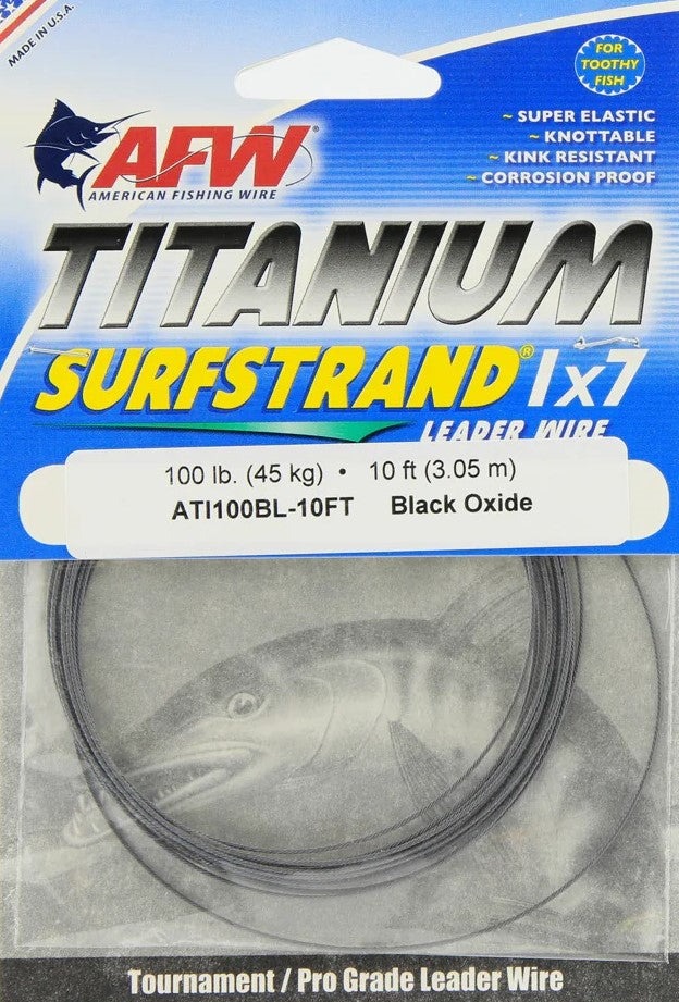 Premium Titanium Surfstrand Leader Wire for Saltwater Fishing - Strong & Corrosion-Resistant - Ideal for Surfcasting & Offshore Angling