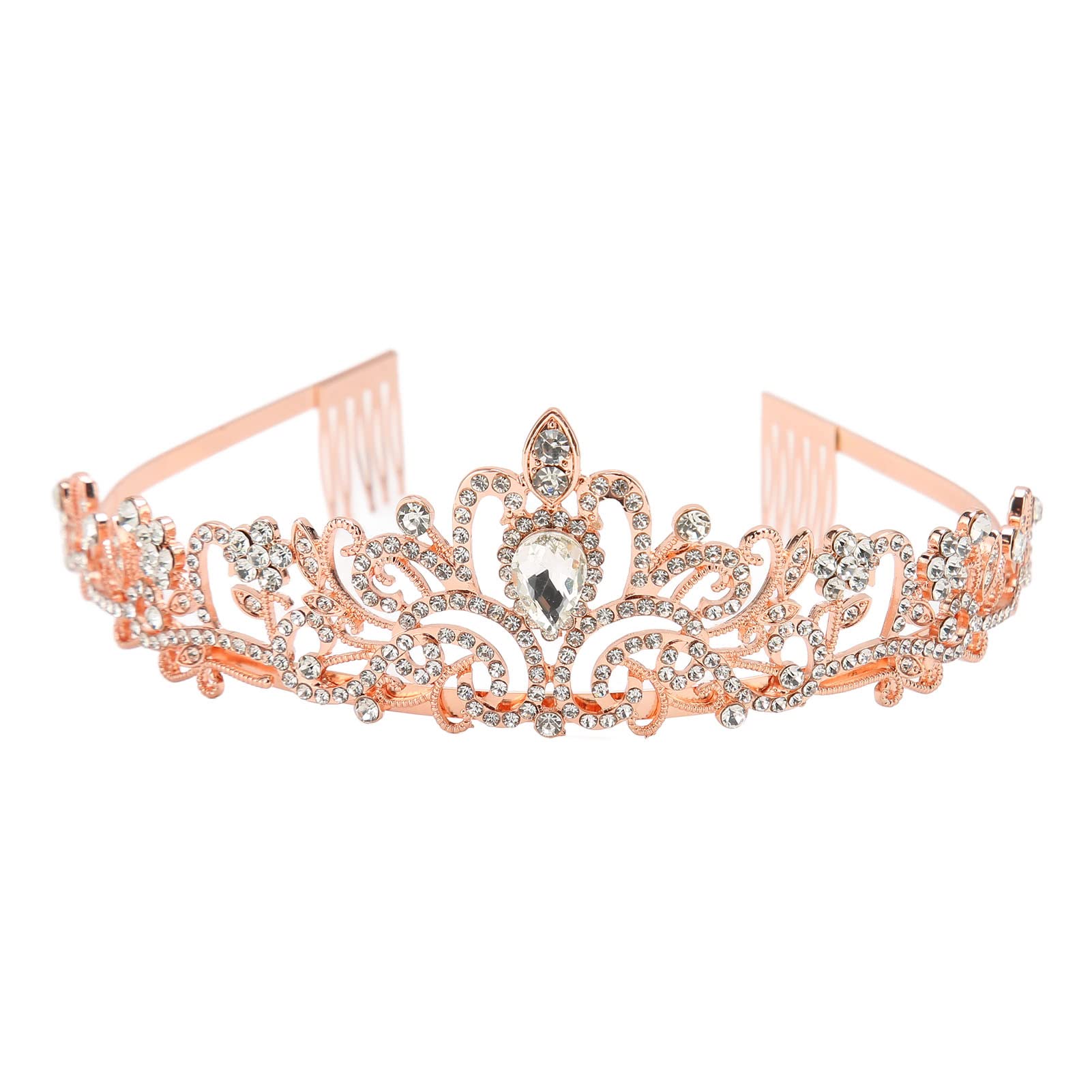 Sparkling Rhinestone Birthday Tiara for Women - Elegant Glittering Crown for Birthday Parties, Bridal Showers & Special Occasions | Perfect Birthday Gift & Party Decoration Accessory