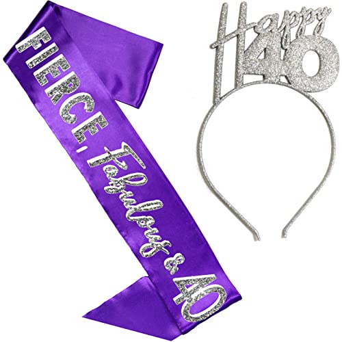 2 Pc Set: Happy 40 (Hp) Ff40 (Slv/Blk)