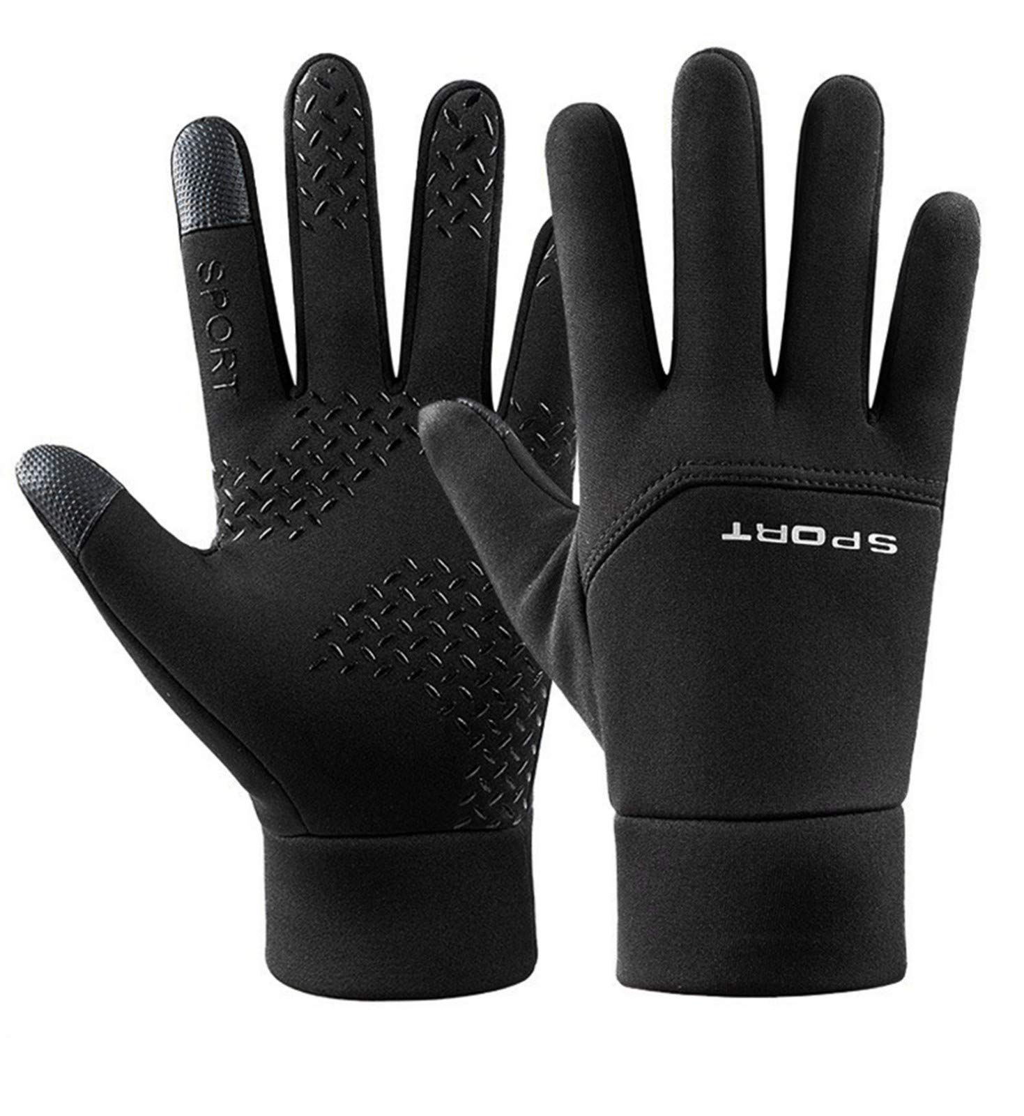 Men's Winter Gloves - Windproof Touchscreen Driving Gloves for Cold Weather - Keep Warm & Stylish Accessories for Outdoor Sports, Commuting, and Daily Use