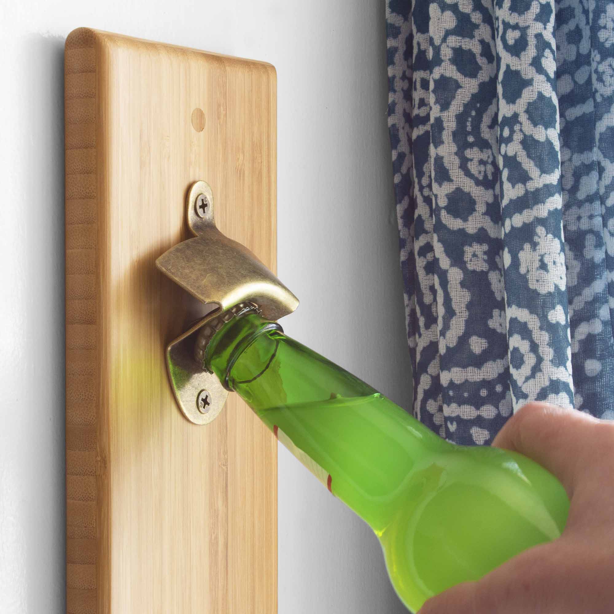 Sturdy Wall Mounted Bottle Opener with Magnetic Cap Catcher - Perfect for Kitchen, Bar, Garage & Outdoor Entertaining