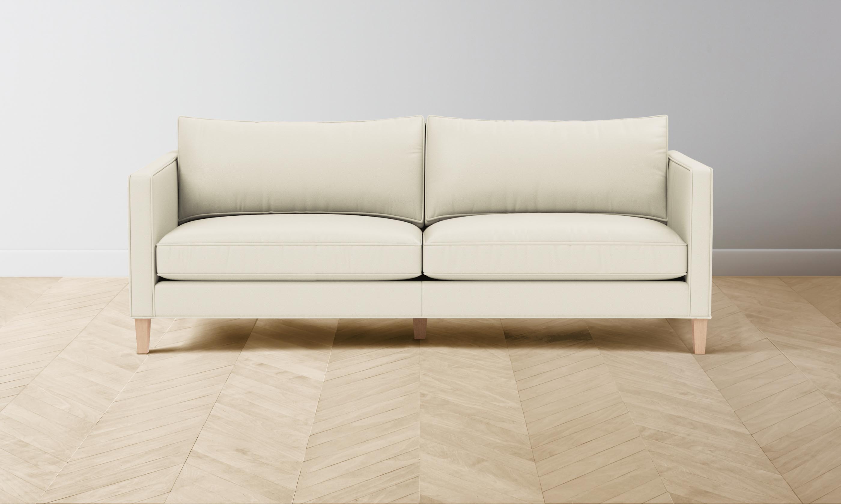 Premium Crosby Sofa - Genuine Pebbled Leather Upholstery, Swan Design - Perfect for Living Rooms, Lounges & Luxury Spaces
