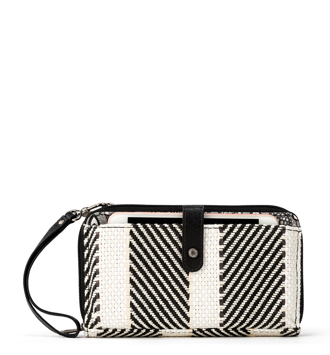 Canvas - Black And White Soulful Desert Woven