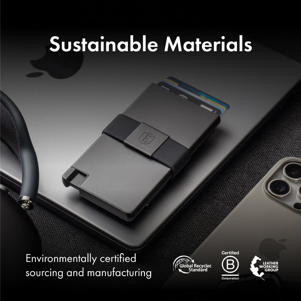 Ekster Pro RFID Blocking Aluminum Card Holder - Slim Minimalist Wallet for Men & Women - Perfect for Travel, Business & Everyday Carry
