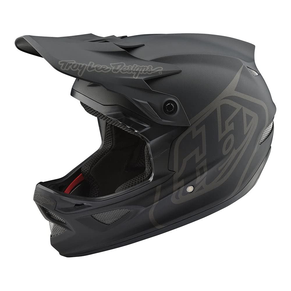Troy Lee Designs D3 Fiberlite Silhouette Bike Helmet - Lightweight MTB & BMX Cycling Helmet for Men & Women - Perfect for Trail Riding, Downhill & Urban Commuting