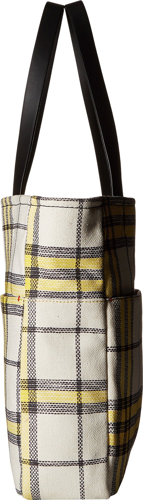 Ellen DeGeneres Signature Paz Tote Bag - Lemon Plaid Print Fashionable Shoulder Bag for Women | Perfect for Work, Travel, and Everyday Use
