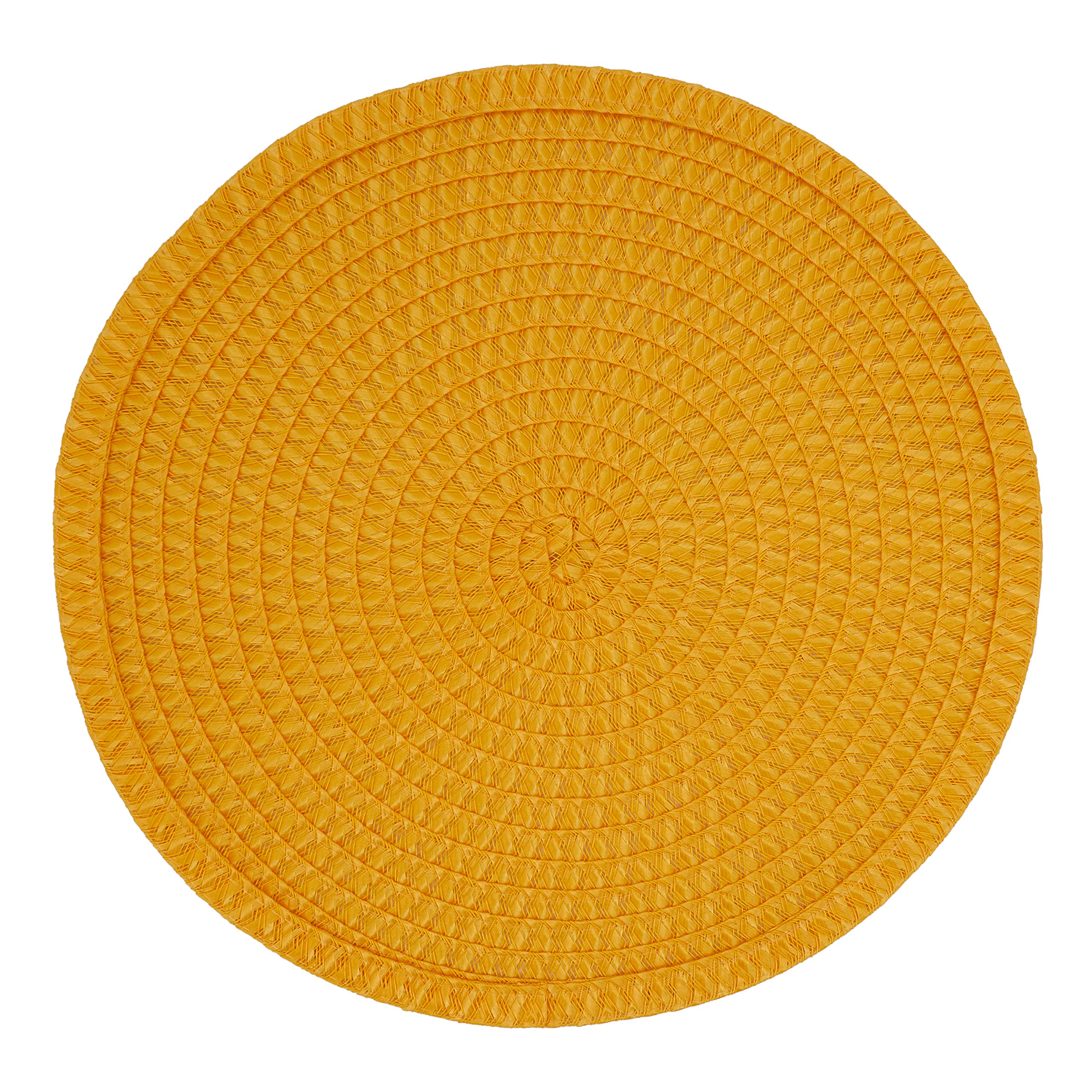 Round Non-Slip Placemats Set of 4 - Waterproof Vinyl Table Mats for Dining, Kitchen, and Party Decor - Perfect for Everyday Use, Holiday Meals, and Outdoor Gatherings