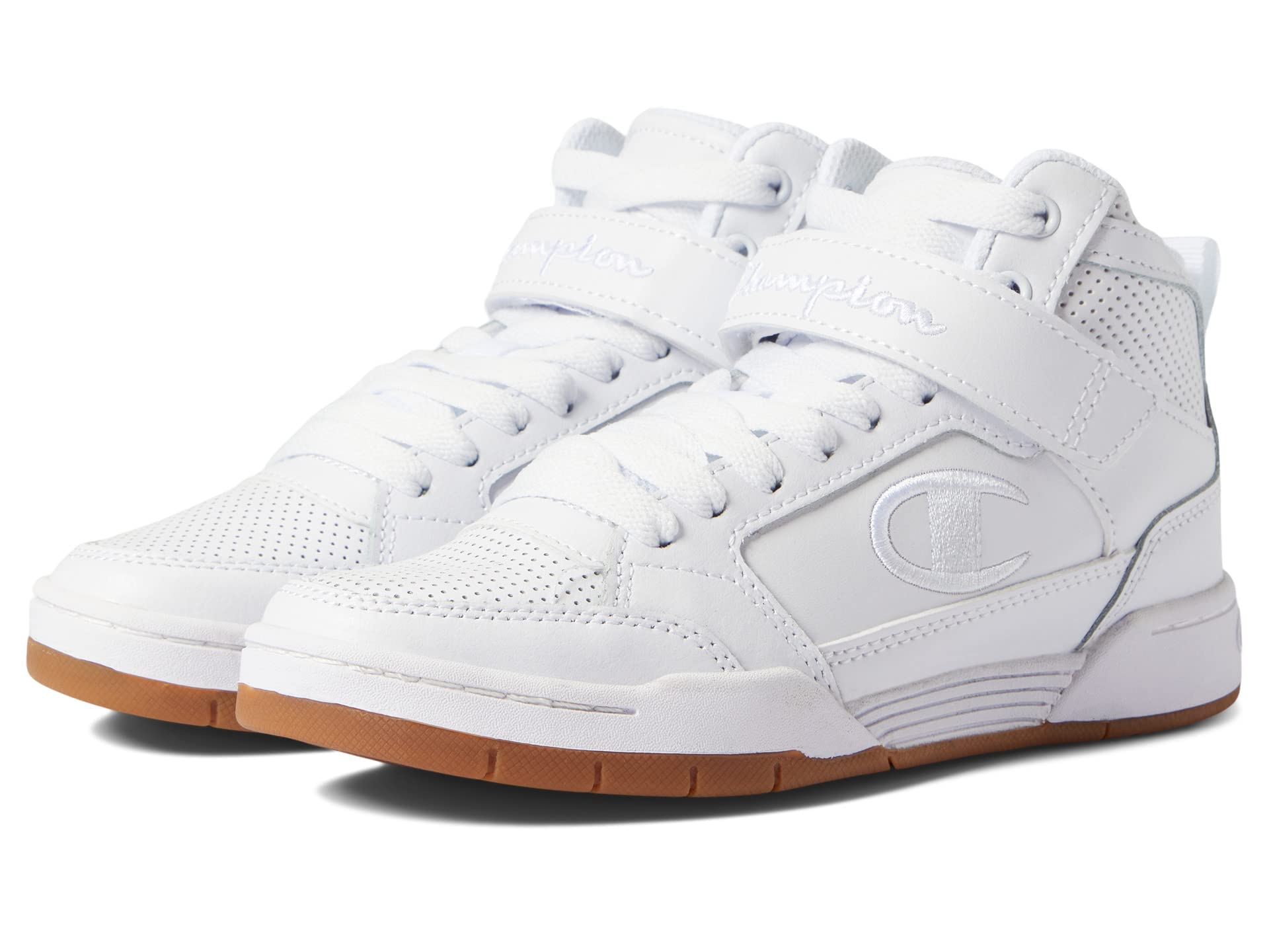 Champion Arena Power Hi Big Kid Basketball Shoes - High Top Sneakers for Boys & Girls - Durable Performance Shoes for Basketball, Running & Casual Wear