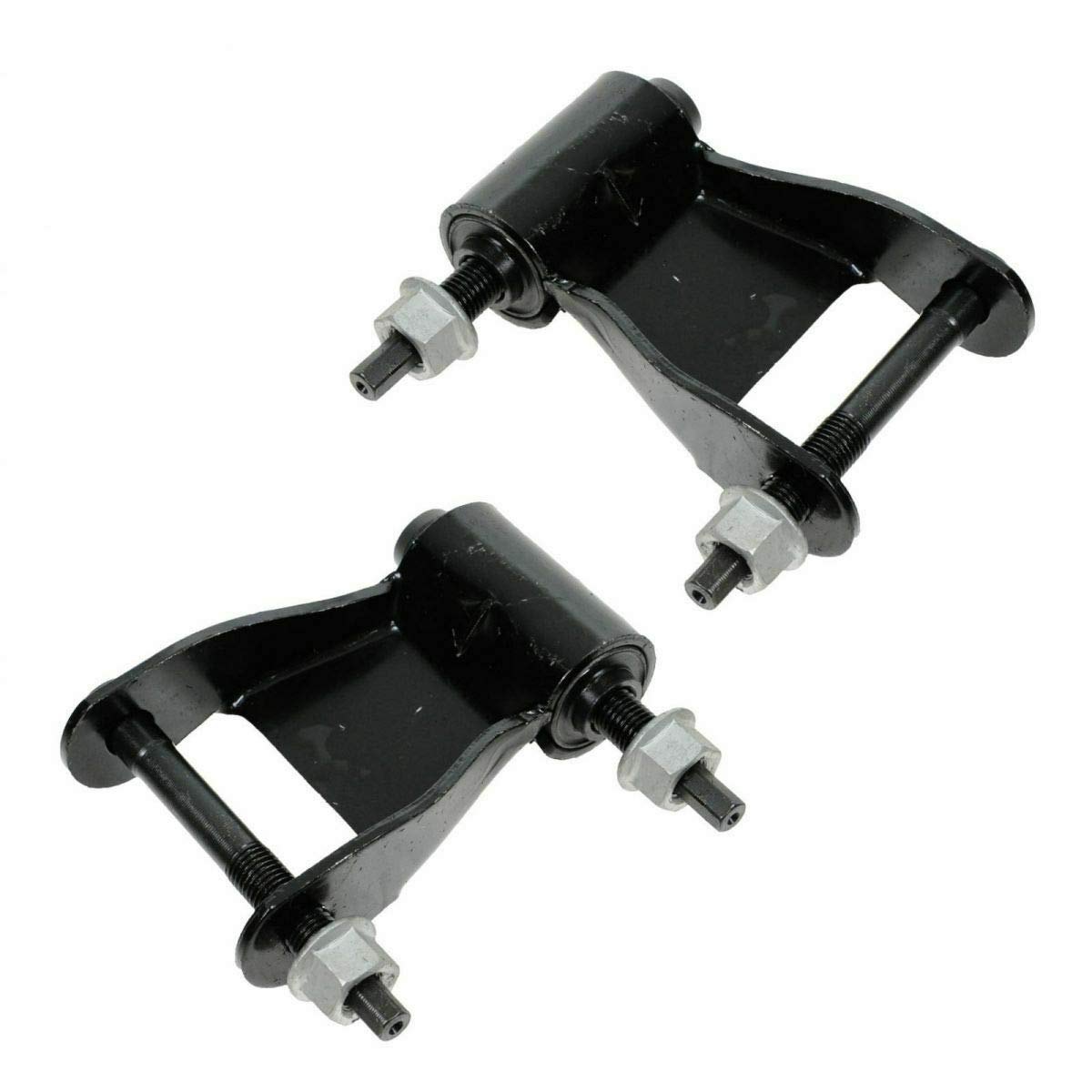 Mechanics Choice Replacement Rear Leaf Spring Shackle Kit - Left & Right Pair for 1994-2002 Dodge Ram 2500/3500 with 3