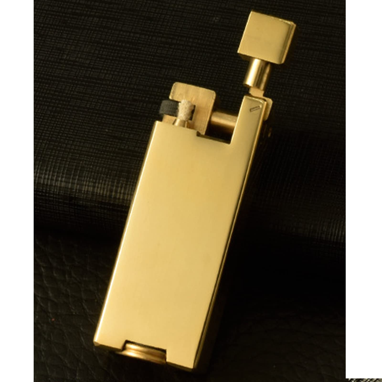 Vintage Windproof Brass Kerosene Lighter for Outdoor & Camping