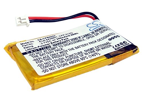 240mAh Replacement Battery for Plantronics 64327-01, Savi W720-M, SC60, Supra Plus Wireless Headsets C/W710/W720/WO300/WO350 - Compatible with Office Headsets & Call Center Use
