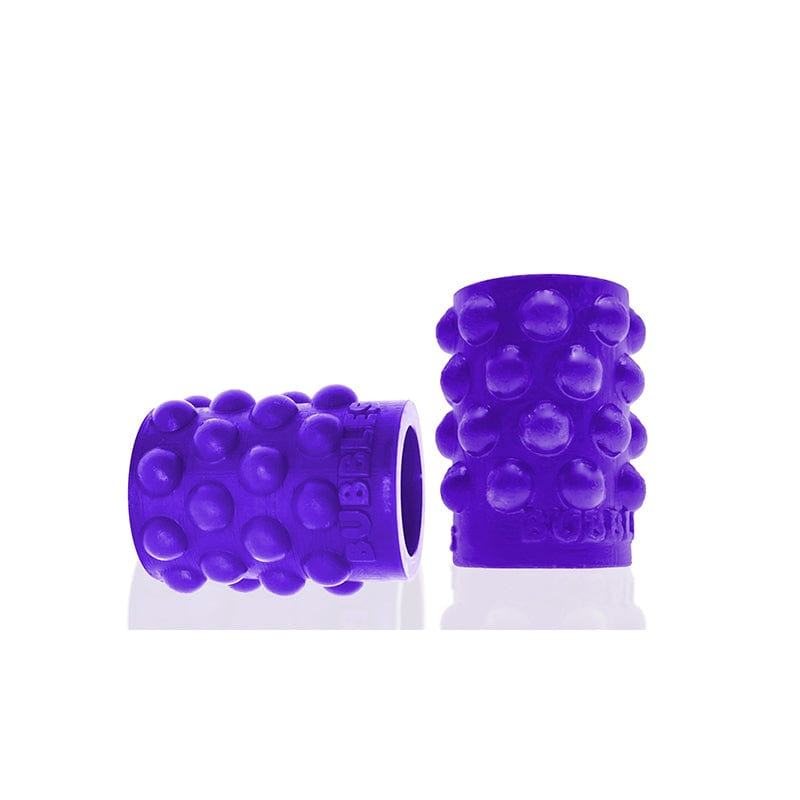 Oxballs Bubbles Nipple Suckers - Purple Eggplant Shaped Nipple Enhancers for Sensual Play & Couples Intimacy | Adult Toys for BDSM, Foreplay & Sensory Exploration