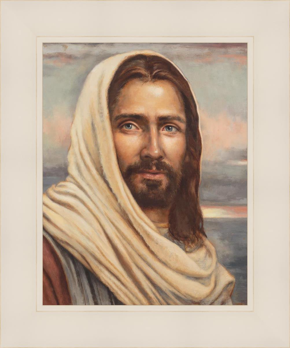 Blessed Savior by Sandy Freckleton Gagon - Inspirational Christian Artwork for Home Decor & Church Wall Decor