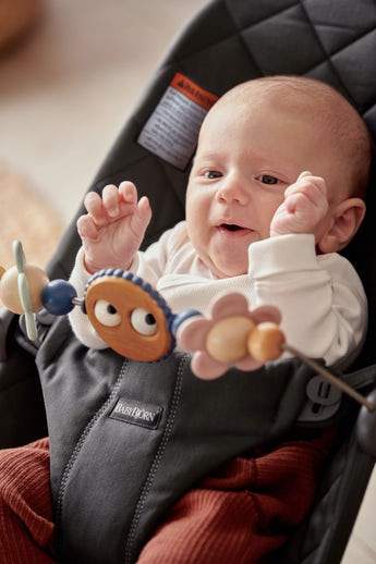 BabyBjorn Baby Bouncer Bliss - Soft & Ergonomic Infant Rocker with Toy Bar - Perfect for Newborns & Toddlers - Ideal for Playtime, Napping & Soothing at Home or On-the-Go