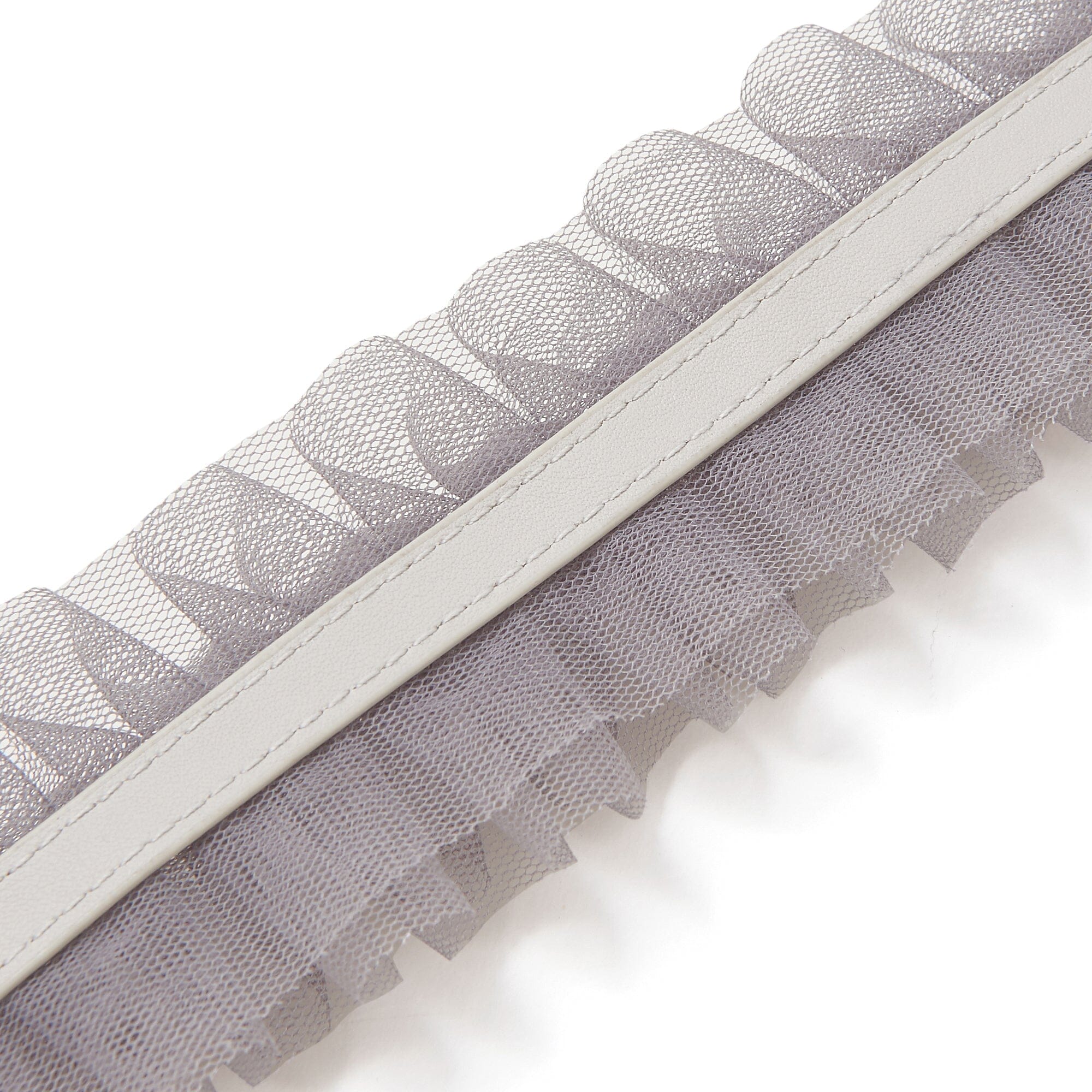 Elegant Gray Tulle Hand Strap - Perfect for Weddings, Prom & Formal Events | Frais Accessories