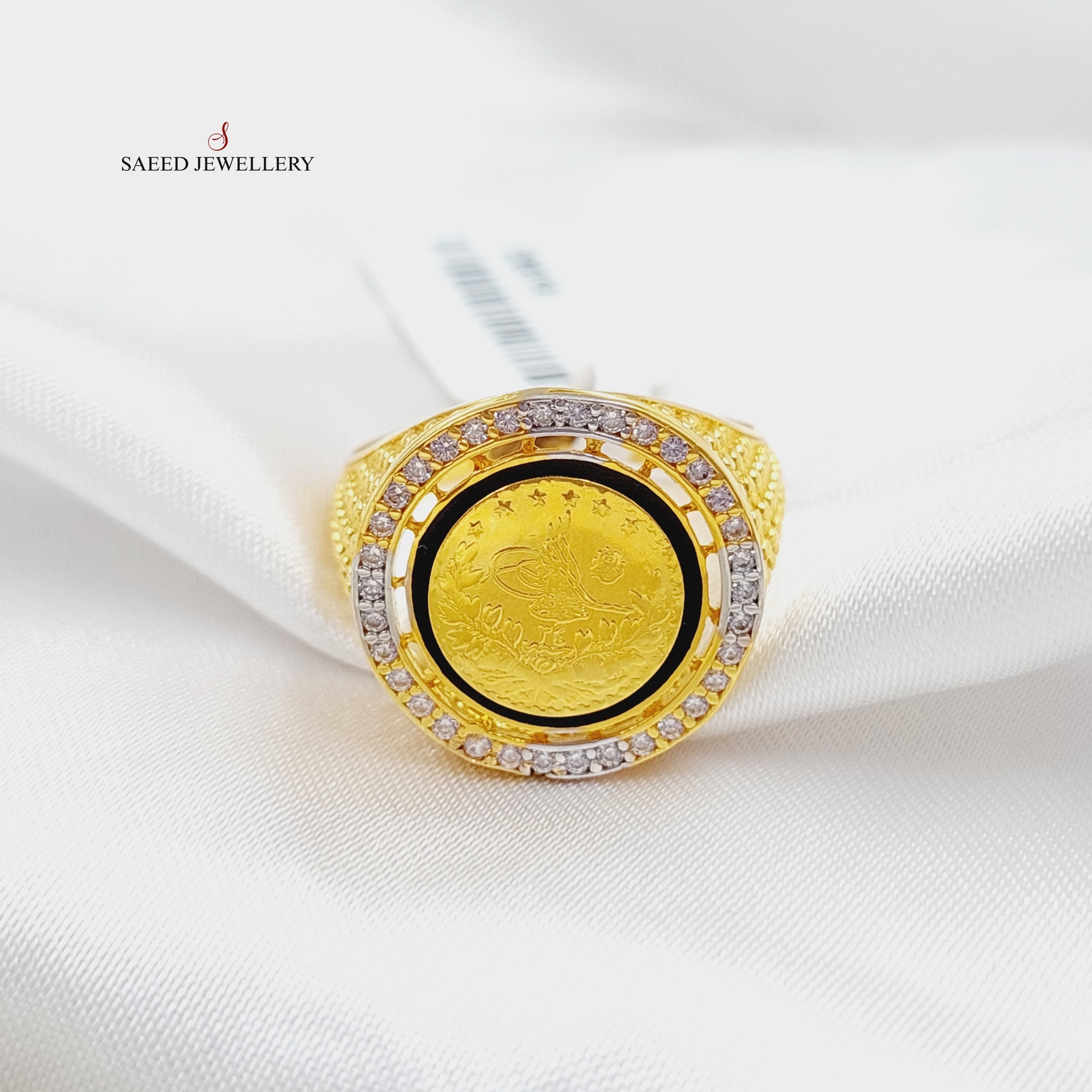 Exquisite Enameled & Zircon Studded Rashadi Ring for Women - Elegant Jewelry Gift for Weddings, Parties & Special Occasions