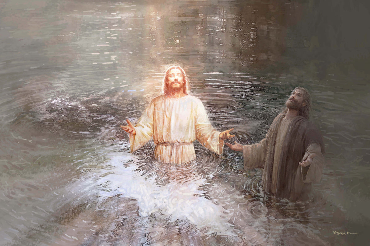 Son Of God Christian Wall Art by Yongsung Kim - Inspirational Jesus Painting for Home Decor, Church & Office