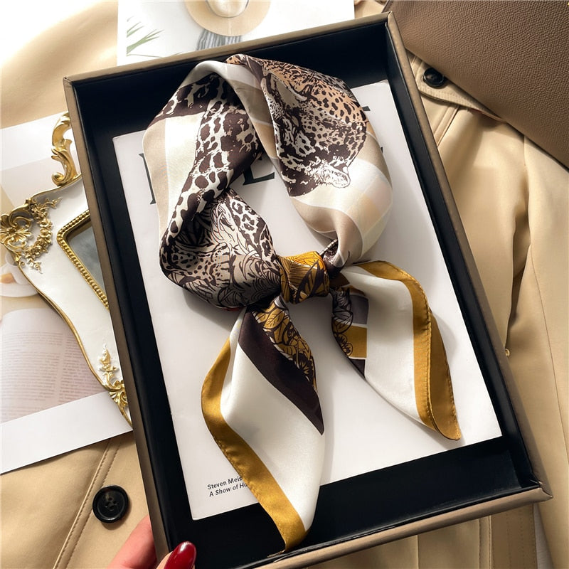 2024 Luxury Satin Hijab Scarf for Women - Elegant Square Silk Shawl, Headband & Neckerchief - Perfect for Daily Wear, Parties, and Special Occasions