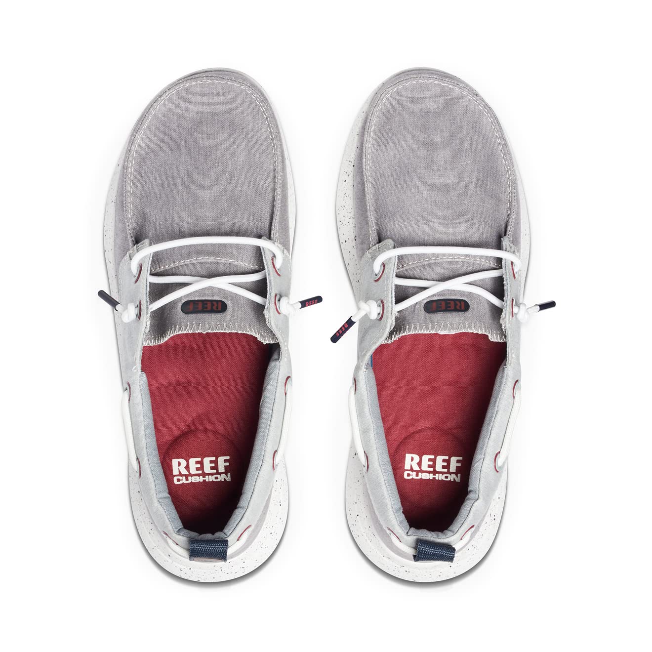 REEF Swellsole Pier Boat Shoe for Men & Women - Comfortable Memory Foam Footbed, Lightweight & Flexible Water Shoes - Perfect for Boating, Beach, and Outdoor Activities
