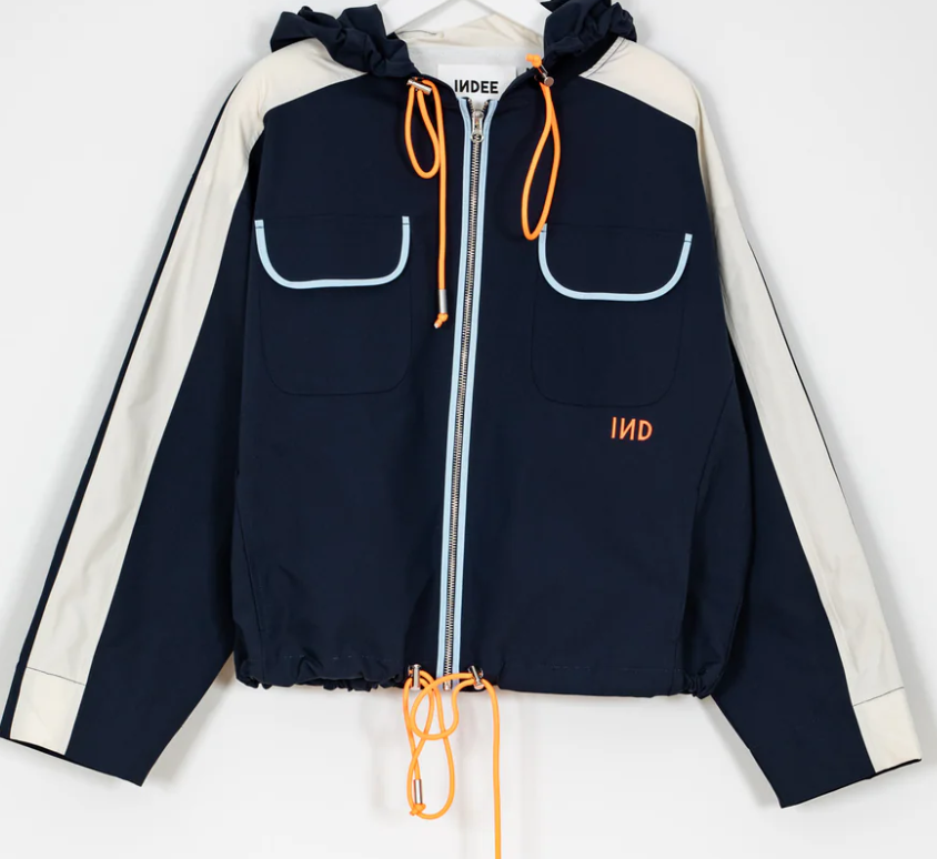 INDEE Waterproof Hooded Rain Jacket for Kids - Lightweight & Breathable (Size 10Y L) - Perfect for School, Outdoor Play & Rainy Day Adventures