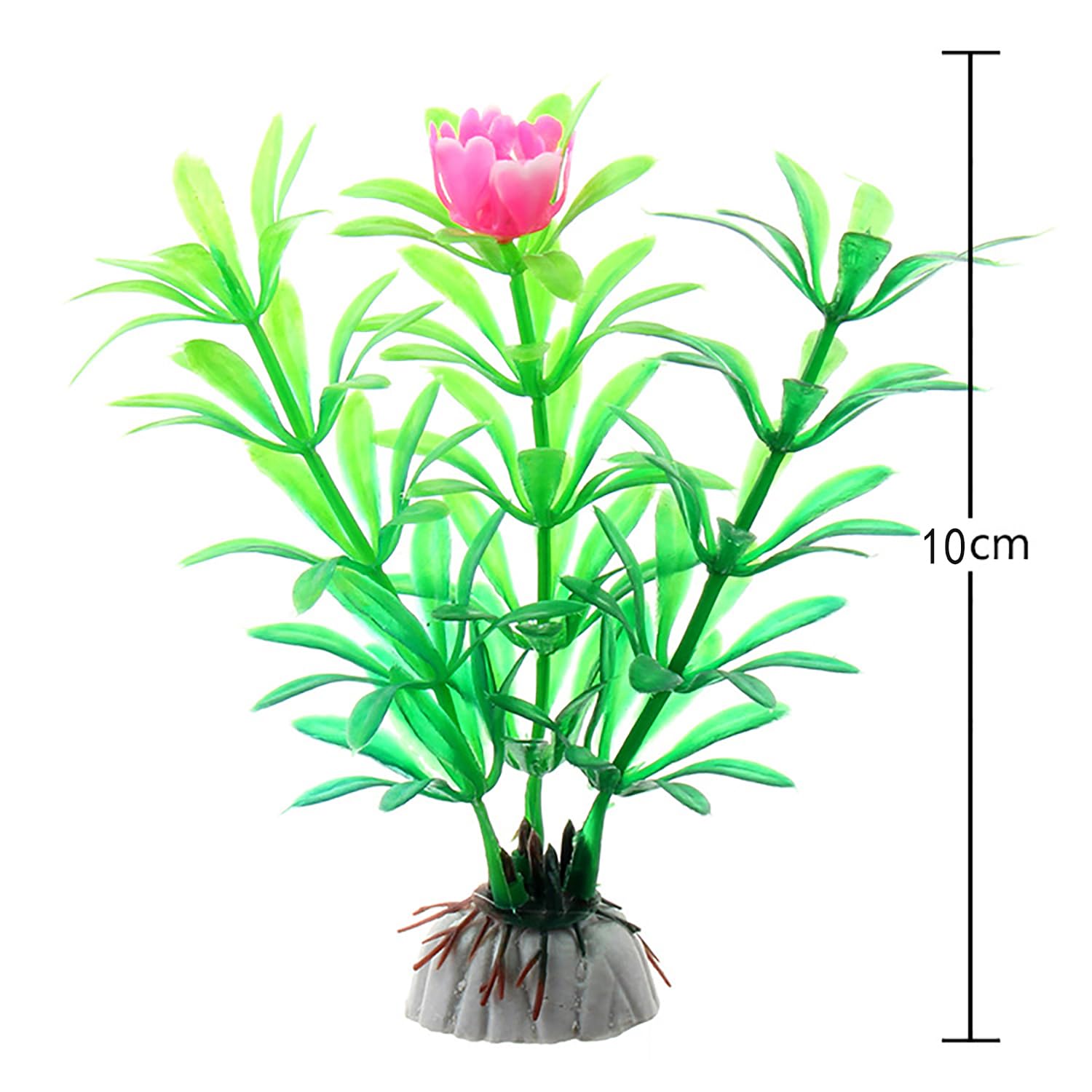 12pcs Artificial Aquarium Plants - Lifelike Fish Tank Decor for Home & Office